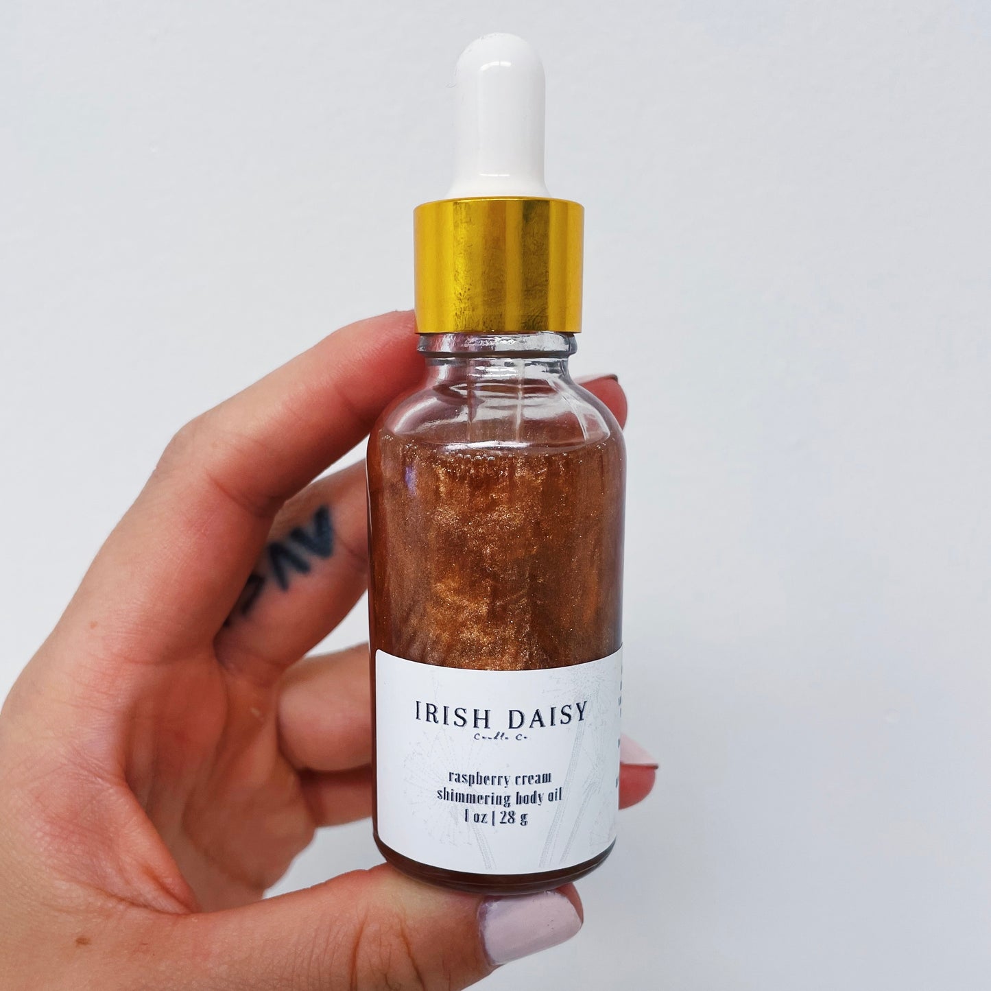 Raspberry Cream Shimmering Body Oil