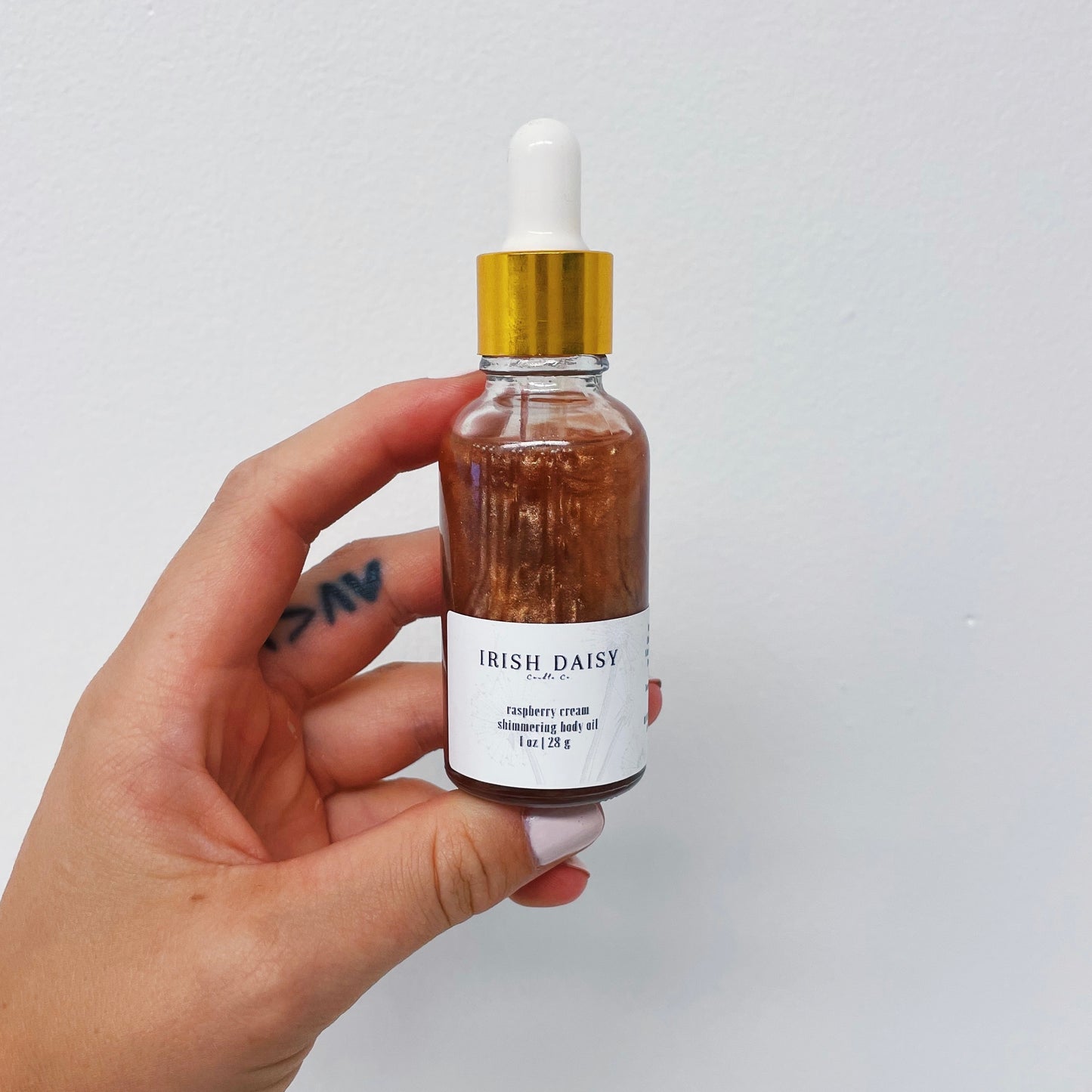 Raspberry Cream Shimmering Body Oil