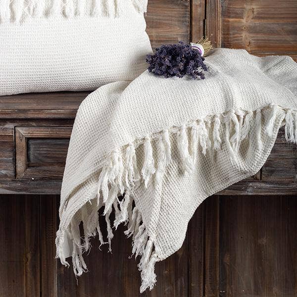 Cotton Waffle Throw
