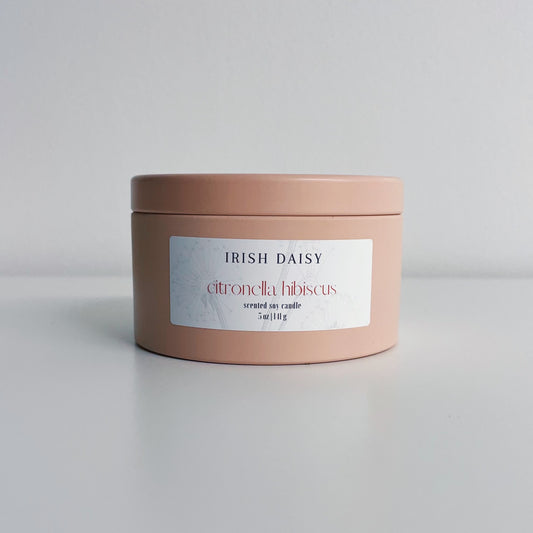 Citronella Hibiscus Soy Candle