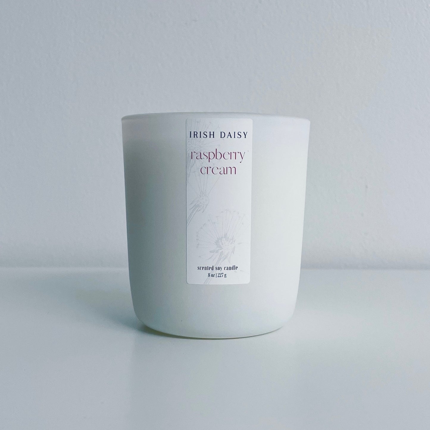 Raspberry Cream Soy Candle