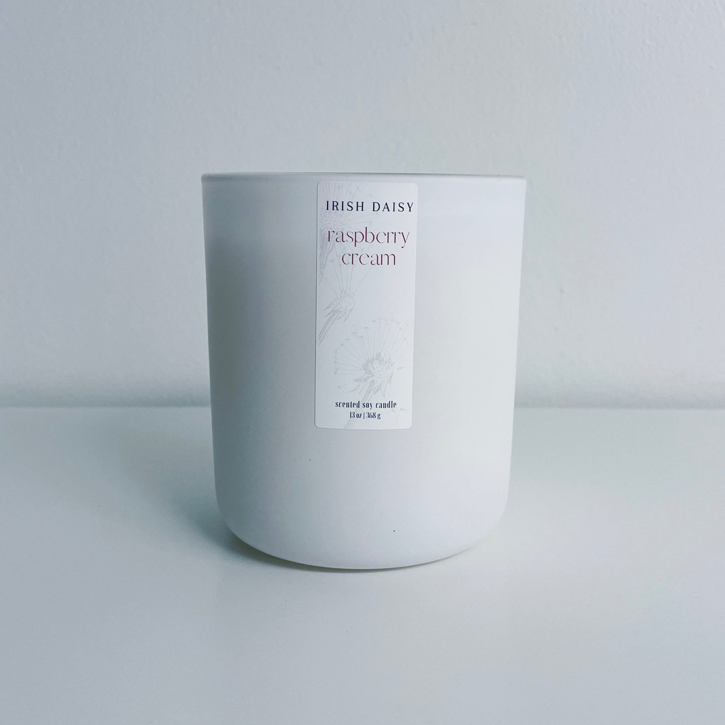 Raspberry Cream Soy Candle