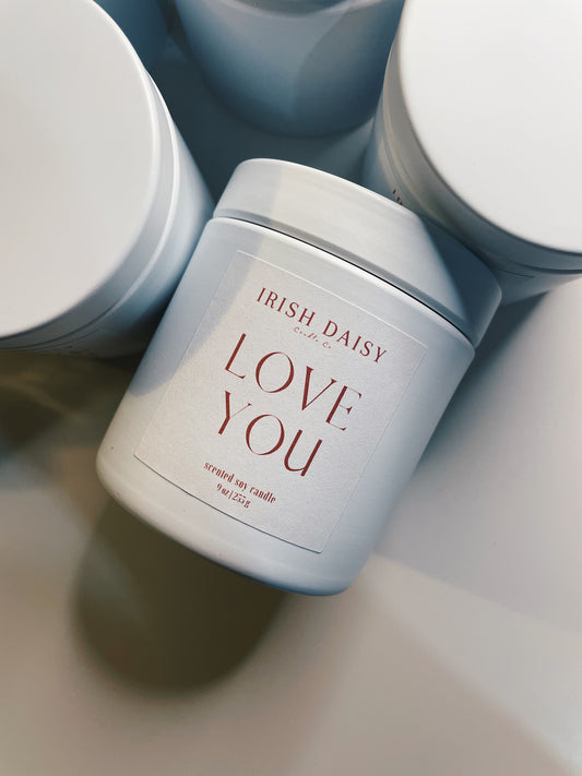 Love You Hidden Heart Soy Candle
